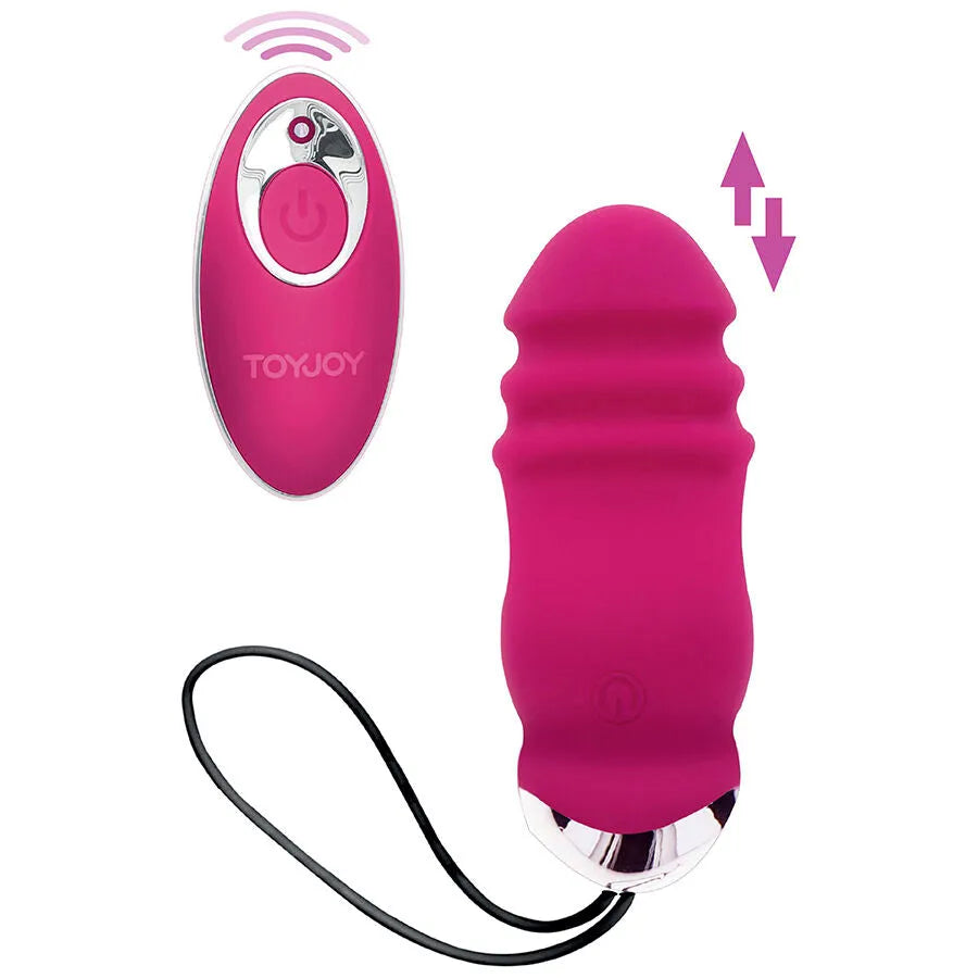 Sunny Side Up Down œuf vibrant silicone télécommande 8 modes ToyJoy fuchsia