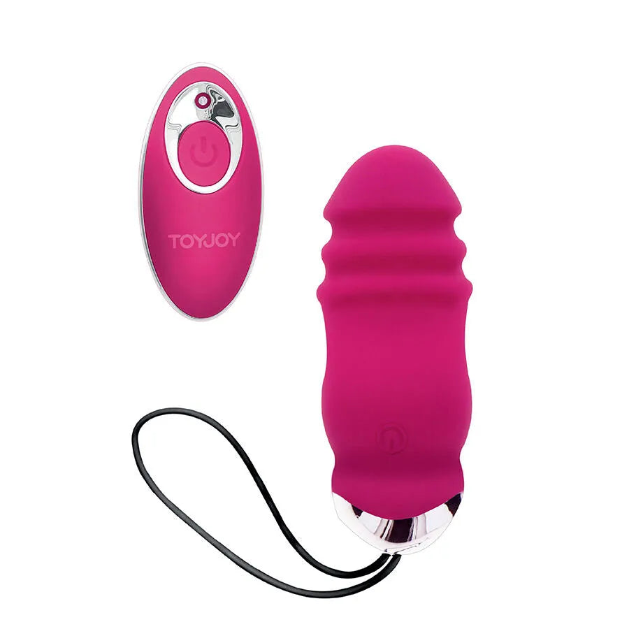 Sunny Side Up Down œuf vibrant silicone télécommande 8 modes ToyJoy fuchsia