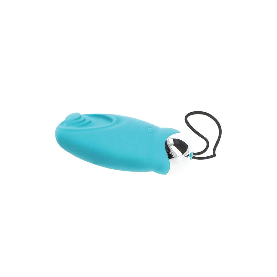 œuf vibrant télécommandé silicone bleu 7 modes étanche ToyJoy plaisir intime