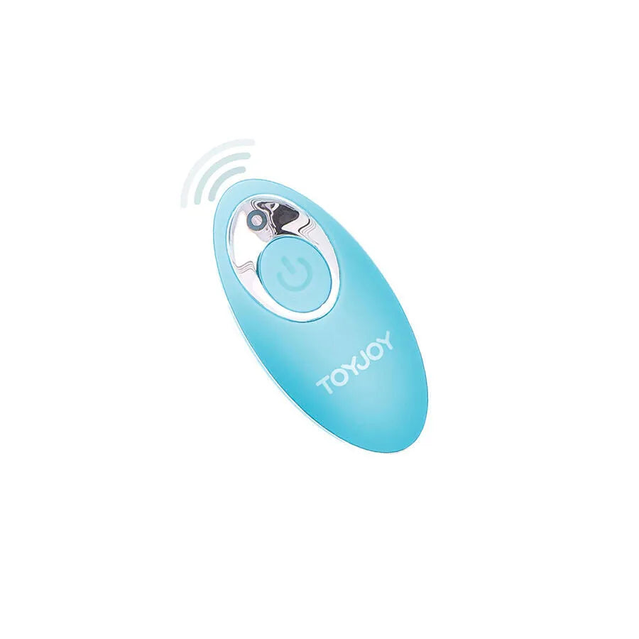 œuf vibrant télécommandé silicone bleu 7 modes étanche ToyJoy plaisir intime