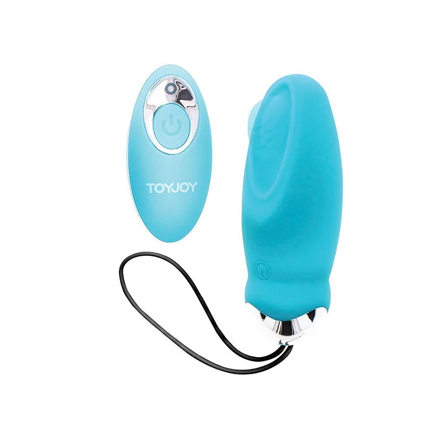 œuf vibrant télécommandé silicone bleu 7 modes étanche ToyJoy plaisir intime