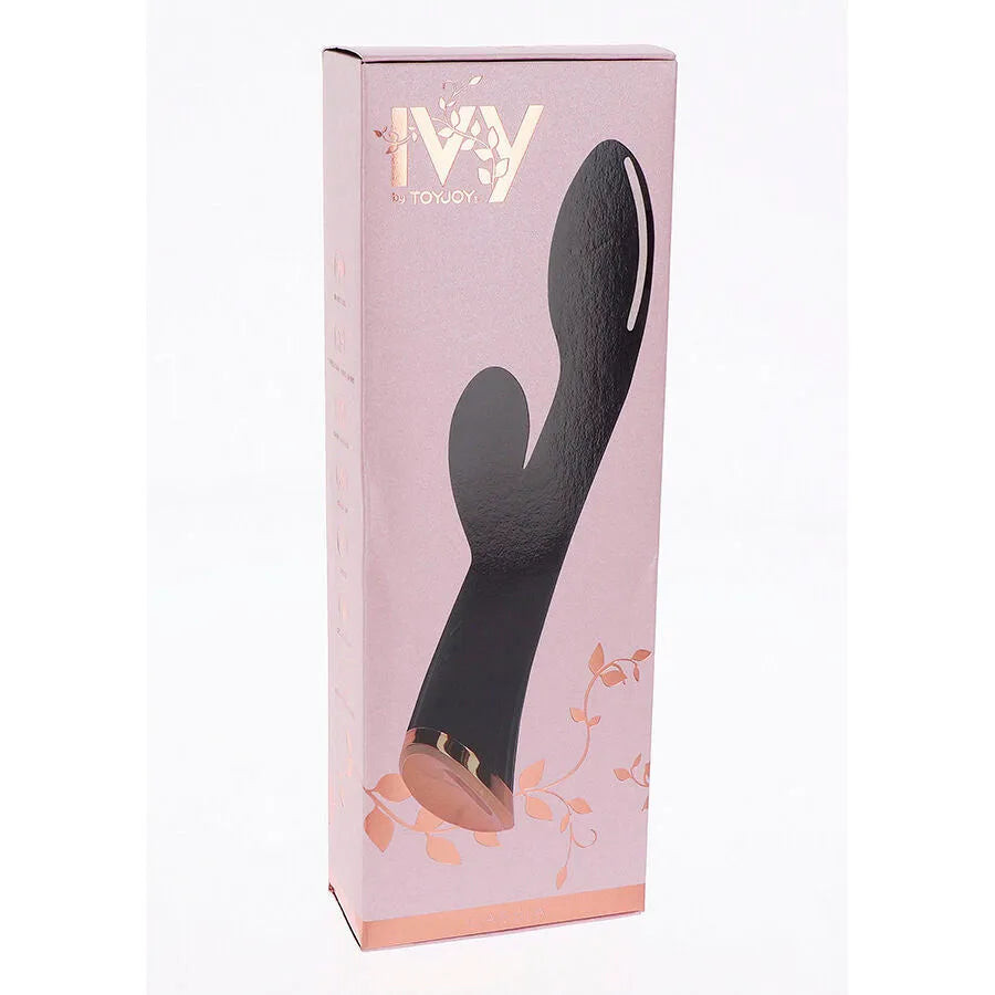 Vibrateur silicone rechargeable mode chauffage noir stimulation clitoridienne ToyJoy IVY