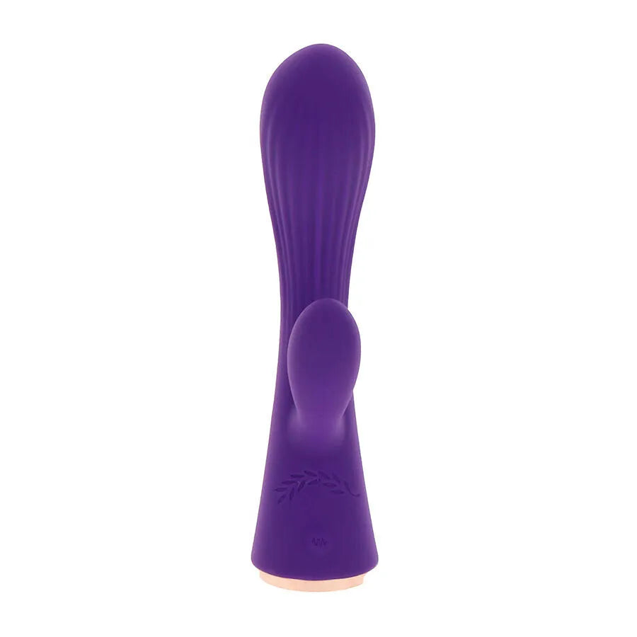 Vibromasseur lapin silicone violet rechargeable 8 modes ToyJoy IVY IRIS