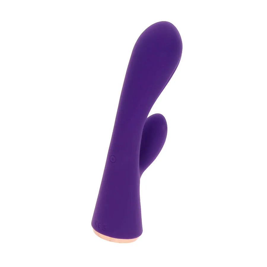 Vibromasseur lapin silicone violet rechargeable 8 modes ToyJoy IVY IRIS