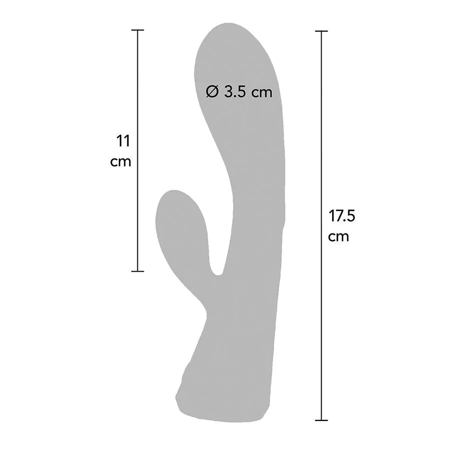 Vibromasseur lapin silicone violet rechargeable 8 modes ToyJoy IVY IRIS