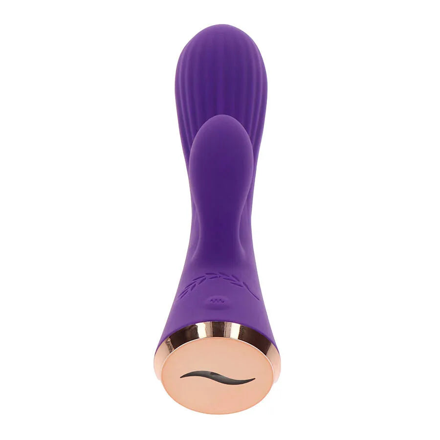 Vibromasseur lapin silicone violet rechargeable 8 modes ToyJoy IVY IRIS