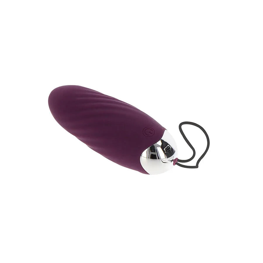 vibromasseur œuf silicone télécommande violet 8 modes sécurisé imperméable rechargeable
