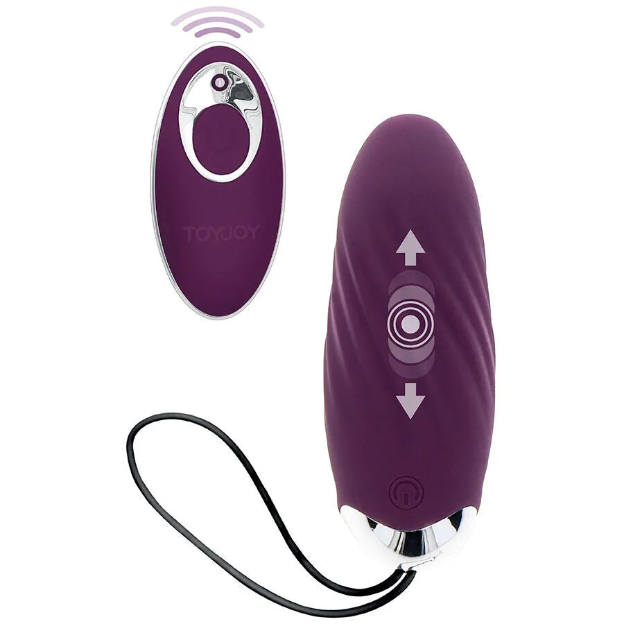 vibromasseur œuf silicone télécommande violet 8 modes sécurisé imperméable rechargeable