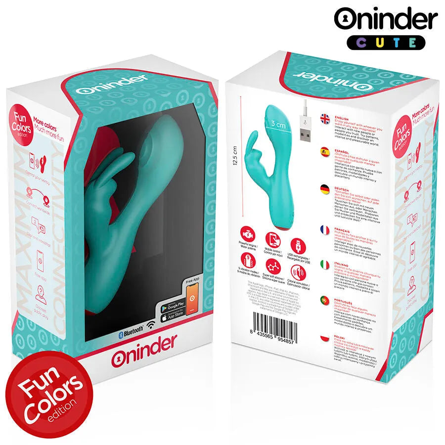 Vibromasseur lapin ONINDER CUTE tapotement puissant silicone médical application mondiale