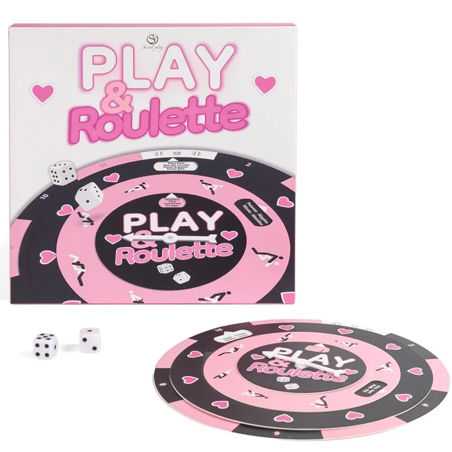 jeu érotique couple intime soirée pimentée roulette dés plateau coloré suggestif romantique discret ludique sensuel innovant cadeau adulte