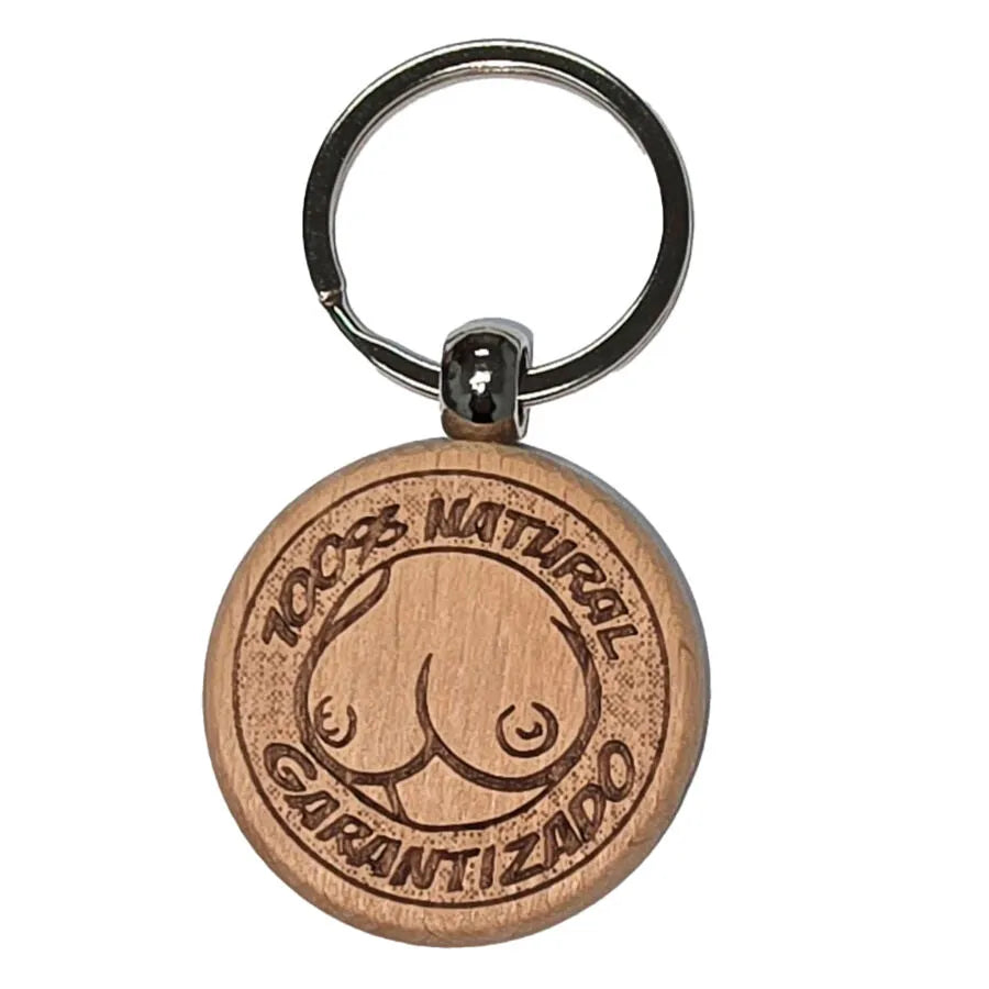 porte-clés bois sculpté humoristique cadeau original enterrement vie garçon fille