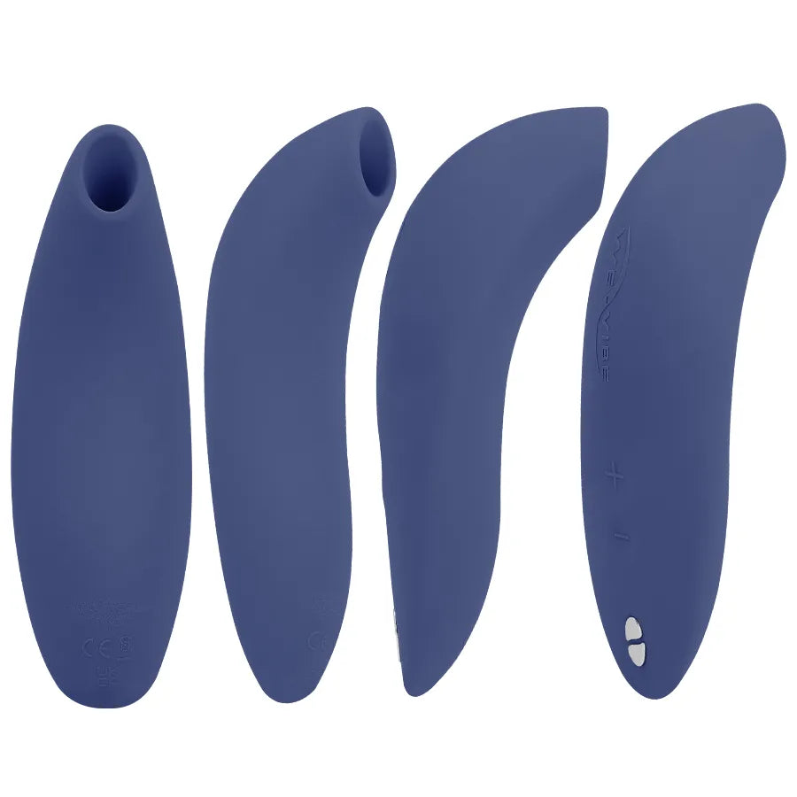 Stimulateur clitoridien ergonomique bleu minuit silicone couples technologie Air Pleasure