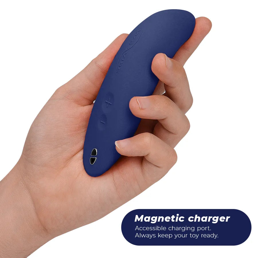 Stimulateur clitoridien ergonomique bleu minuit silicone couples technologie Air Pleasure
