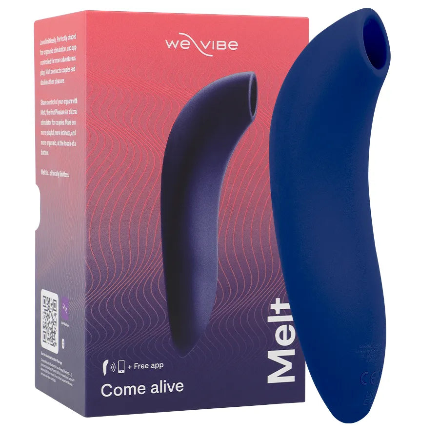 Stimulateur clitoridien ergonomique bleu minuit silicone couples technologie Air Pleasure