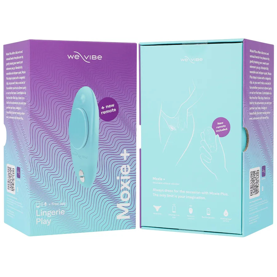 Vibromasseur clitoridien mains libres We-Vibe Moxie+ silicone imperméable application
