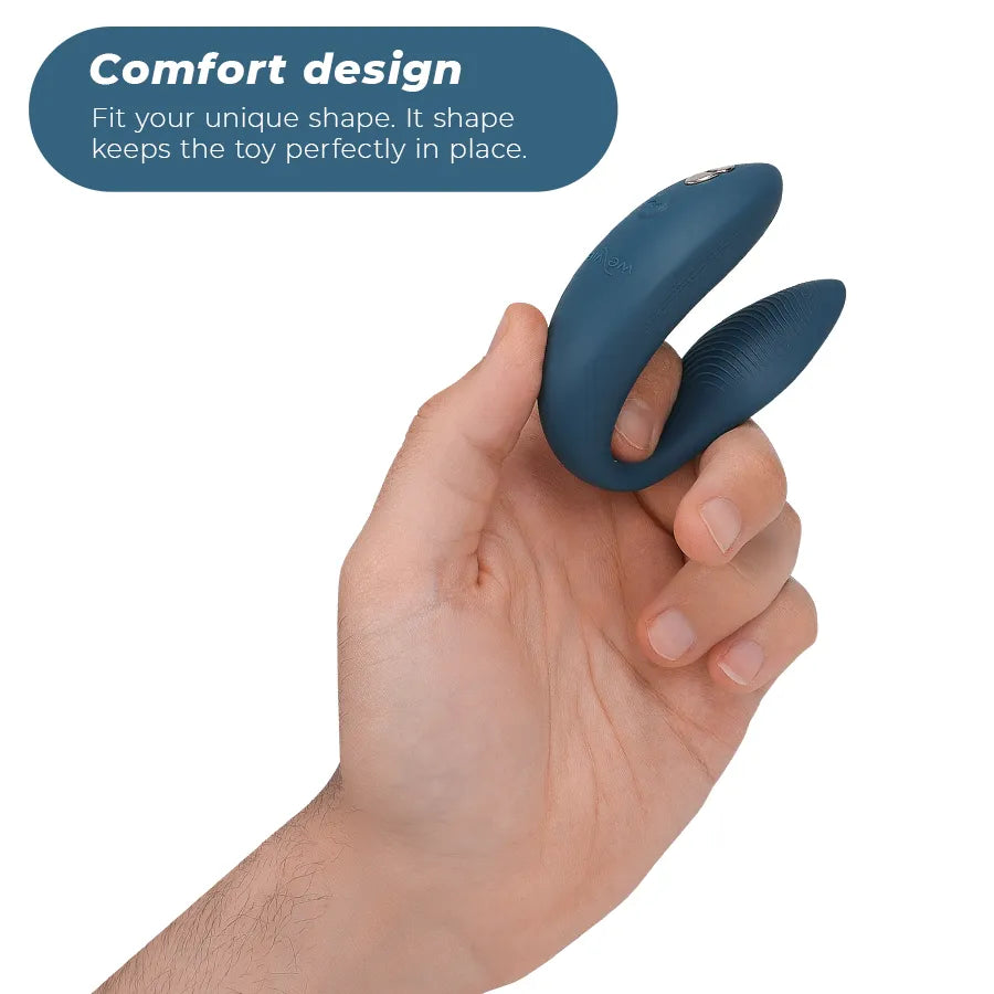 Vibrateur couple ergonomique We-Vibe Sync contrôle à distance silicone étanche