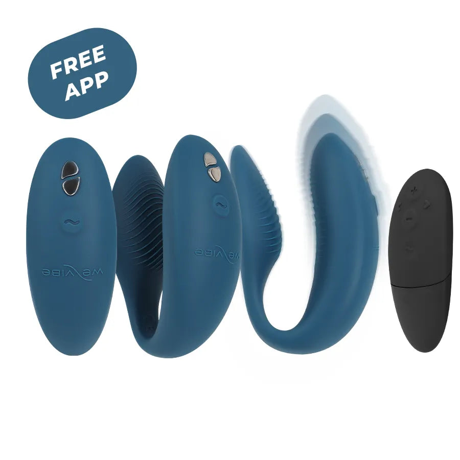 Vibrateur couple ergonomique We-Vibe Sync contrôle à distance silicone étanche