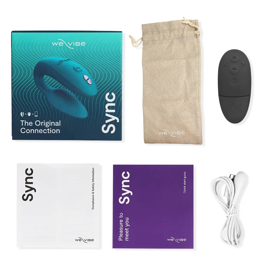 Vibrateur couple ergonomique We-Vibe Sync contrôle à distance silicone étanche