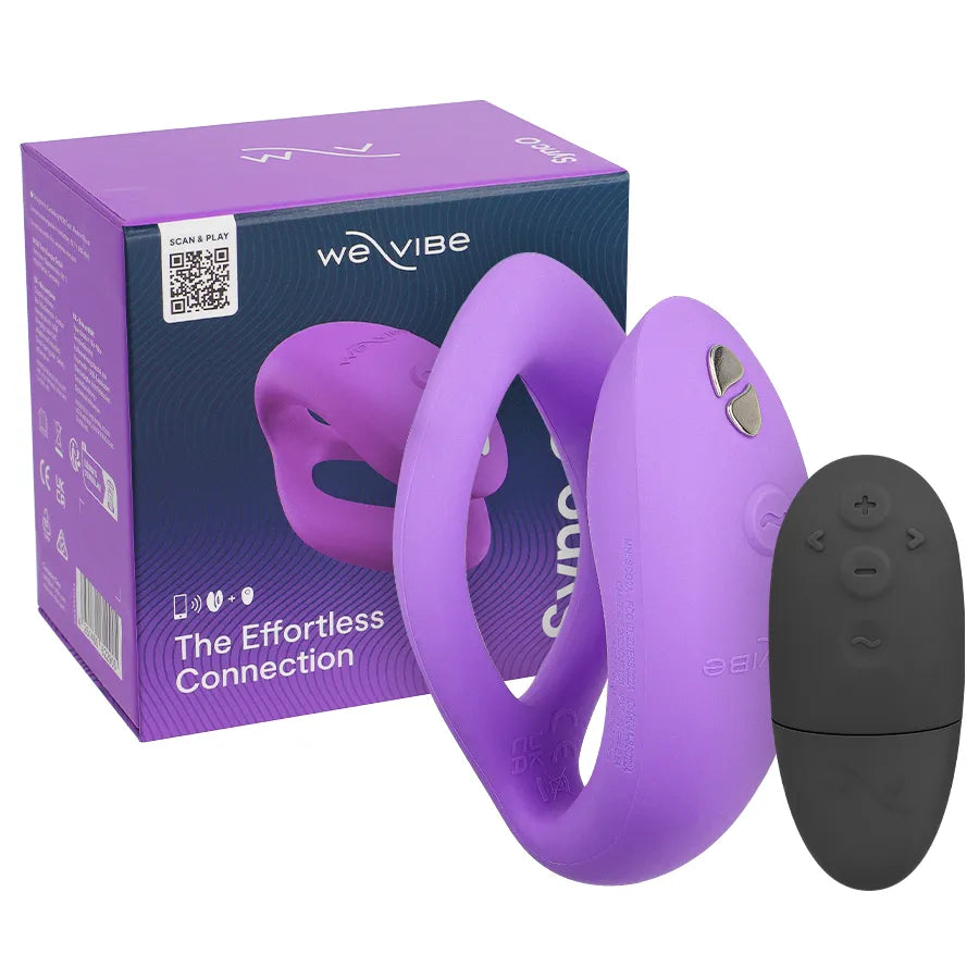 Vibromasseur pour couples We-Vibe Sync O étanche rechargeable contrôle à distance