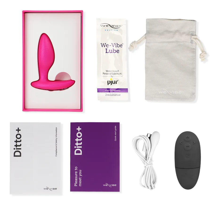 Plug anal vibrant silicone rechargeable étanche télécommande application We-Vibe