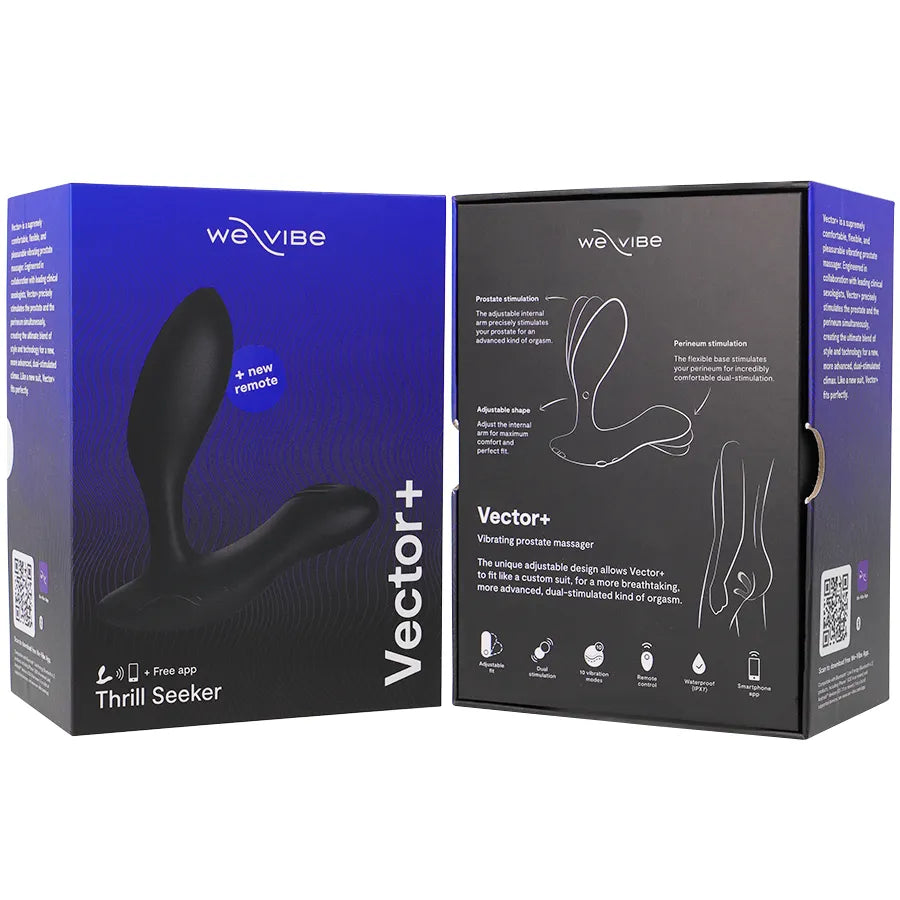 Plug anal vibrant silicone étanche rechargeable télécommande We-Vibe Ditto+ noir
