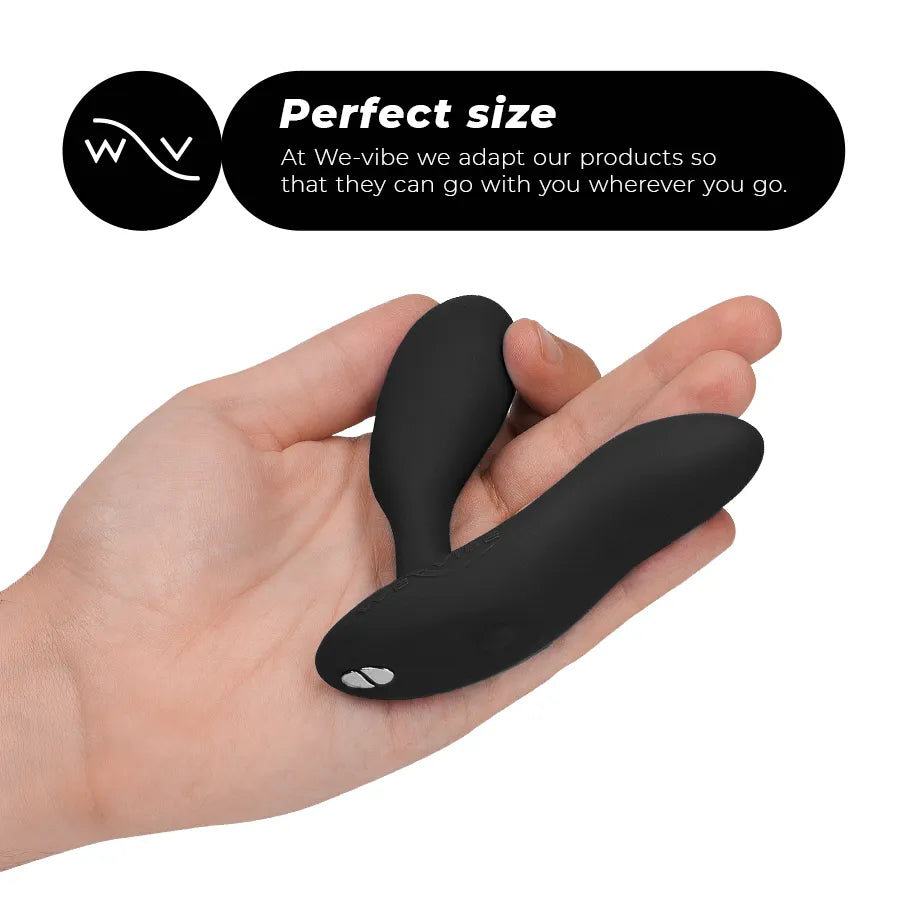 Plug anal vibrant silicone étanche rechargeable télécommande We-Vibe Ditto+ noir