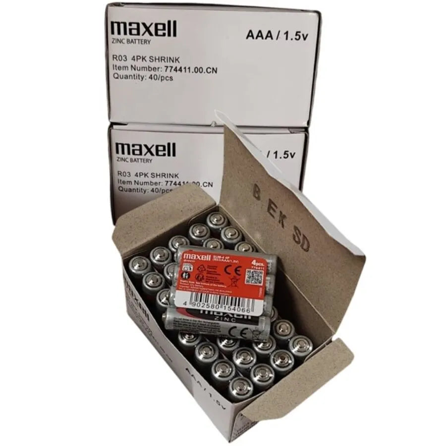 Piles Alcalines AAA Haute Capacité 1,5V Appareils Électroniques Légers