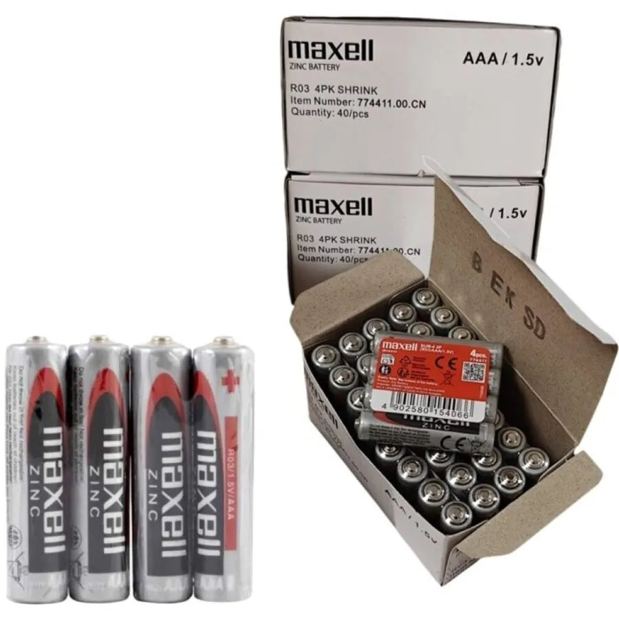 Piles Alcalines AAA Haute Capacité 1,5V Appareils Électroniques Légers