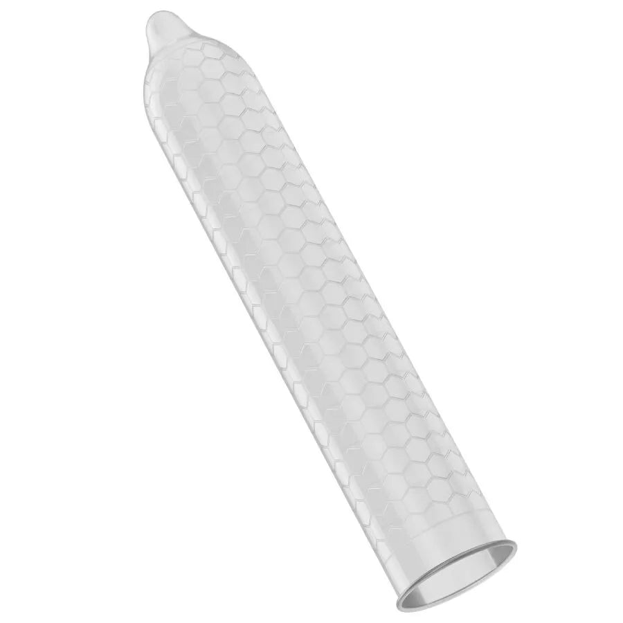 Préservatifs biologiques latex L-arginine structure hexagonale LELO HEX 36 unités