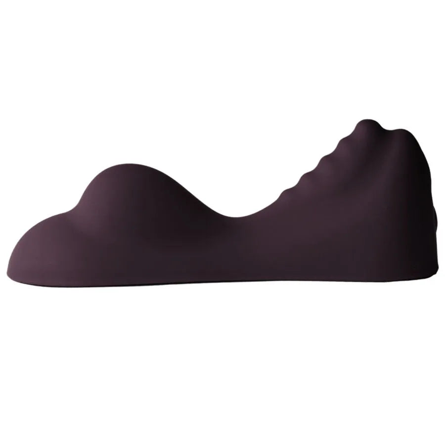 Stimulateur mains libres silicone médical violet 10 vitesses Ruby Glow