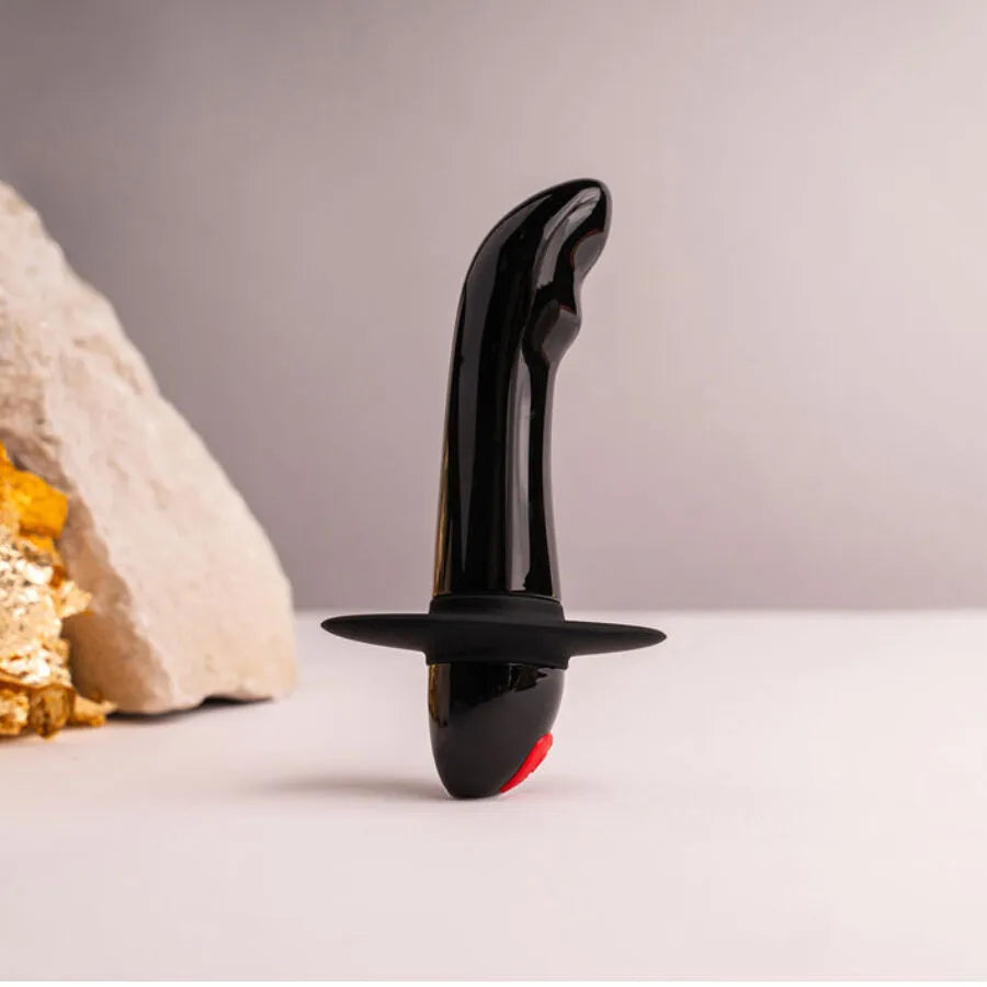 Vibromasseur prostatique débutant silicone étanche 10 vitesses sécurité contrôle noir
