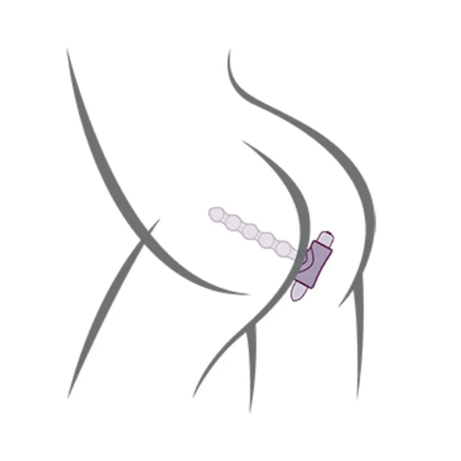 plug anal perlé vibrations multiples silicone étanche débutants usage douche baignoire