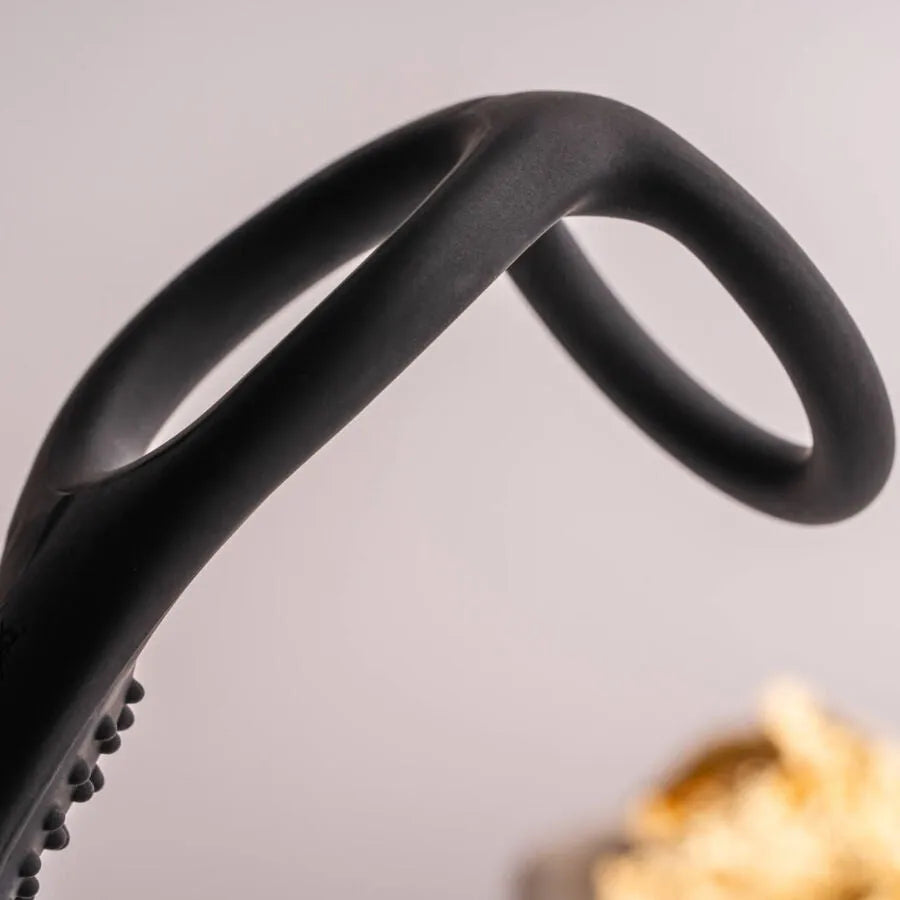 Plug anal vibrant silicone anneau pénien testiculaire étanche rechargeable noir
