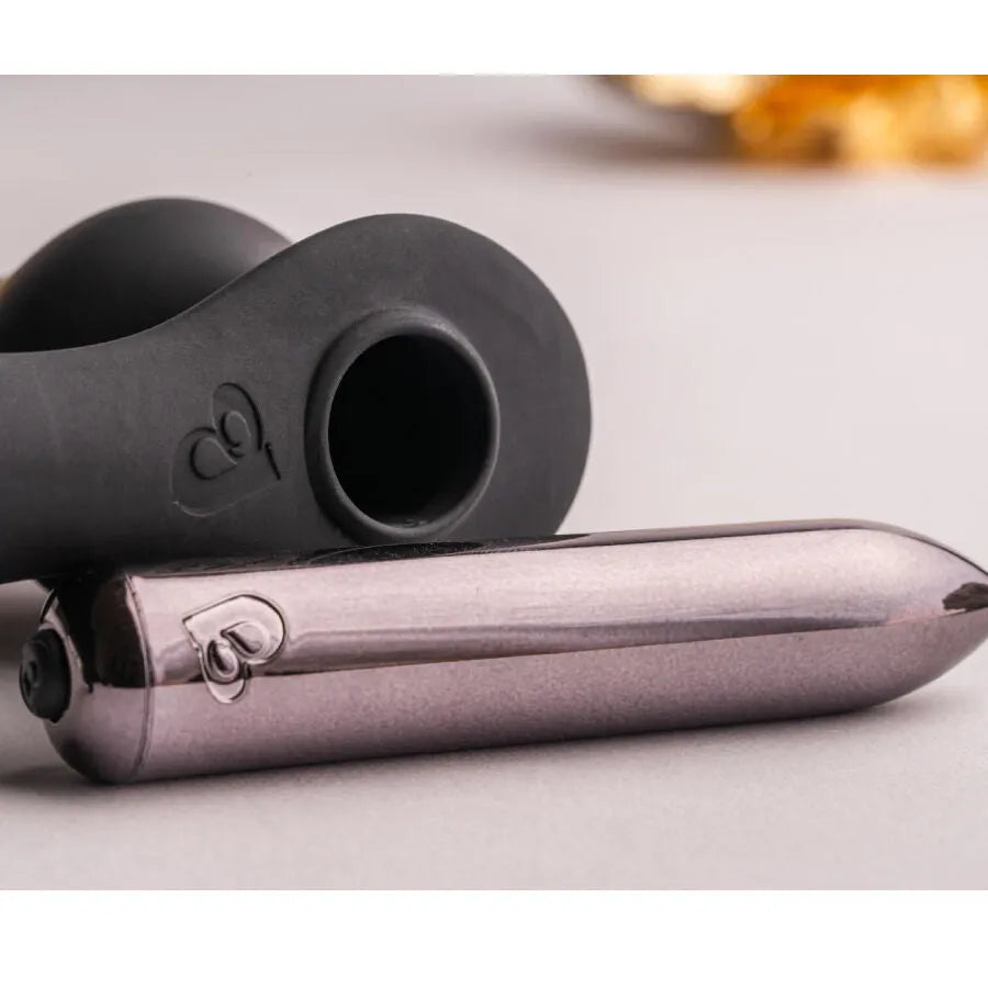 Plug anal vibrant silicone anneau pénien testiculaire étanche rechargeable noir