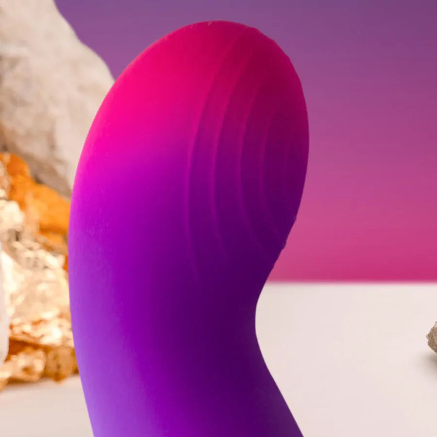 Vibromasseur G-Spot Clitoris Compact Étanche Silicone Violet 10 Modes