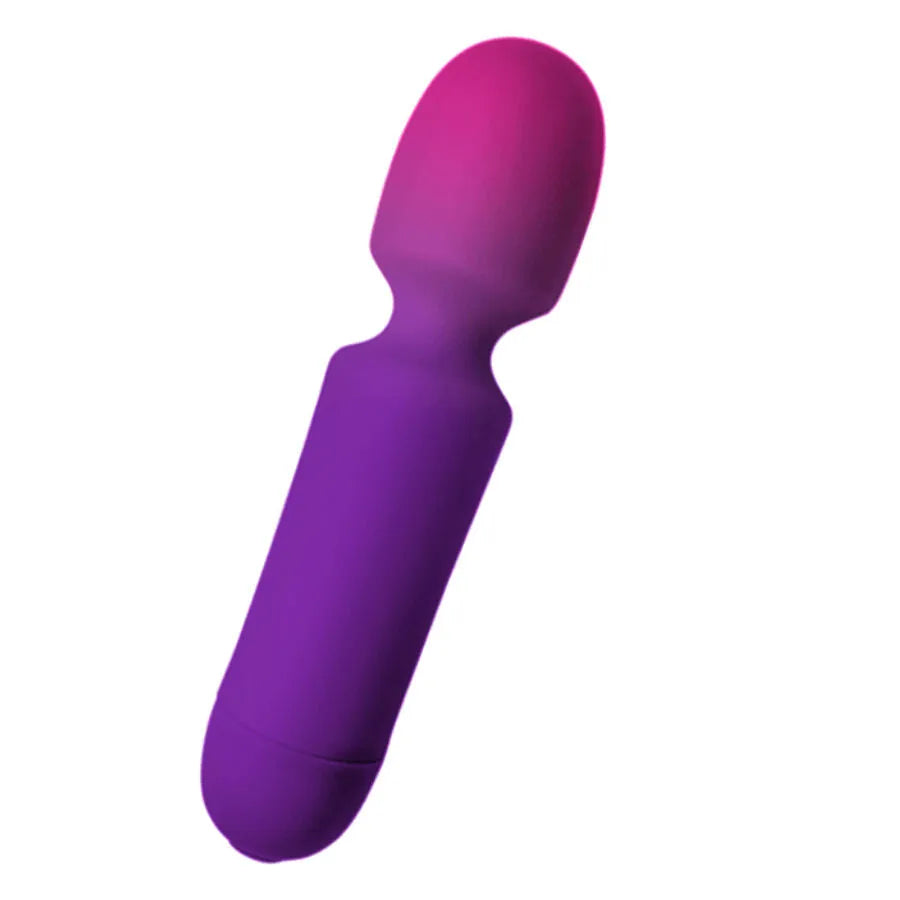 ROCKS-OFF GLO-GIRL MINI VIBROMASSEUR WAND ÉTANCHE PUISSANT SILICONE 10 VIBRATIONS