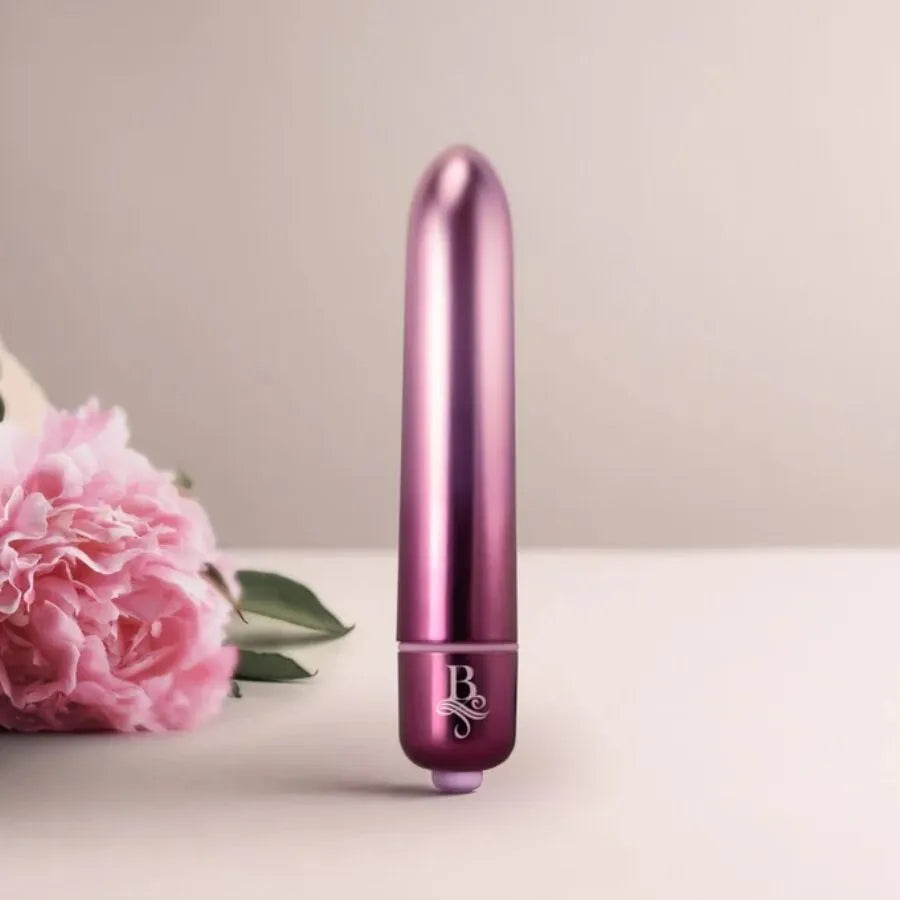 Balle vibrante étanche rose en silicone médical, compacte, élégante, 10 modes, stimulation clitoris et mamelons.