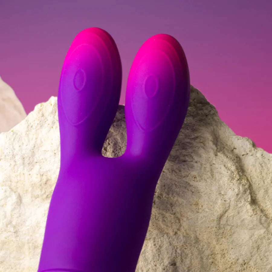 Vibromasseur rabbit flexible silicone étanche stimulation intense oreilles vibrantes