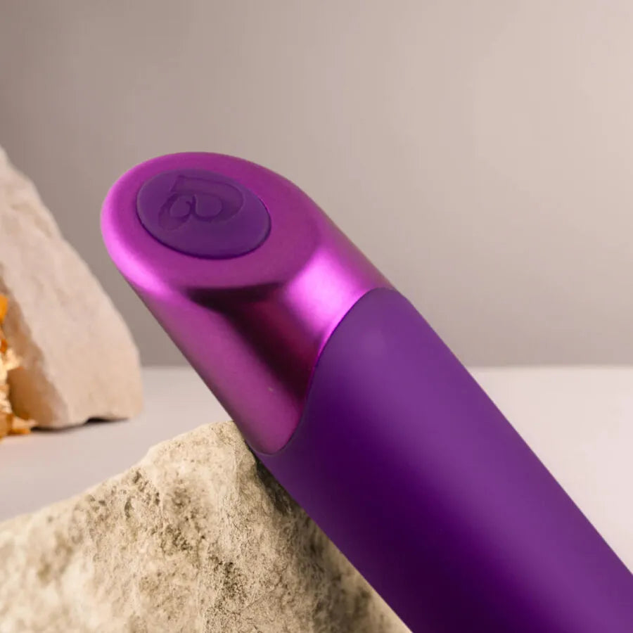 Vibromasseur puissant silicone médical stimulation point G étanche rechargeable violet