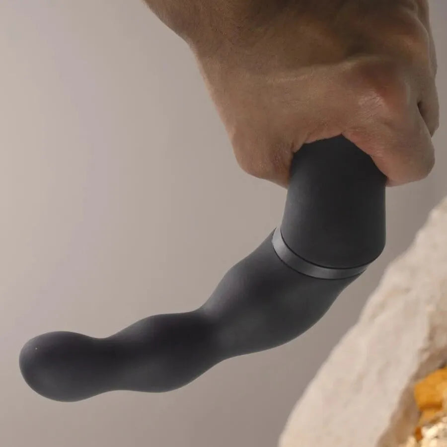 ROCKS-OFF Vibromasseur prostatique anal double moteur silicone réglable étanche rechargeable