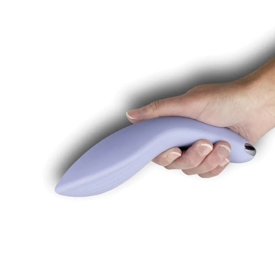 masseur vibrant silicone médical ergonomique Niya N2 silencieux dix modes étanche texture striée courbes douces discret couples intime stimulation
