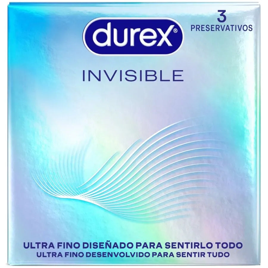DUREX - INVISIBLE ULTRA MINCE 3 UNITÉS