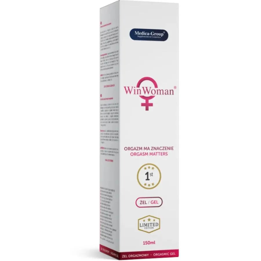 Flacon pompe élégant de gel intime féminin hydratant stimulant, édition limitée, design moderne, 150ml.