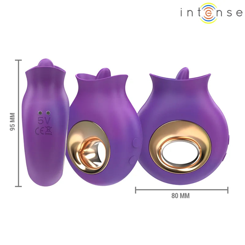 Stimulateur clitoris Tuli 9 vibrations 9 oscillations silicone violet médicaux grade sécurité discrétion charge magnétique plaisir intensité