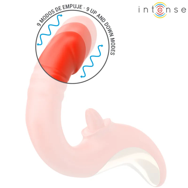 Vibrateur et stimulateur en forme de U rouge Paulina double stimulation intense interne externe pour femmes plaisir intime sextoy