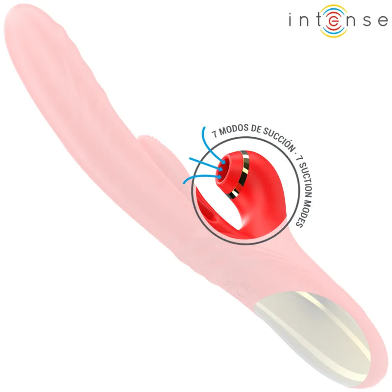 Vibromasseur multifonctionnel Karol - Stimulation interne et externe - Silicone médical, rechargeable, silencieux - Rouge