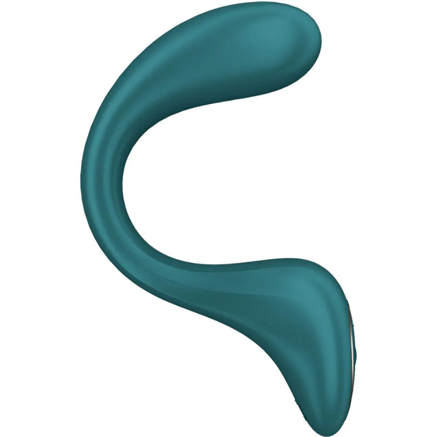 Vibrateur sextoy design C silicone flexible stimulation clitoridienne G-spot 60 programmes vibrations 2 moteurs puissants