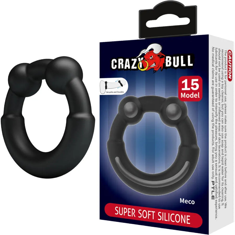 Cockring Crazy Bull Meco Modèle 15 anneau silicone super doux sextoy homme stimulation intimité érection durable confort sécurité