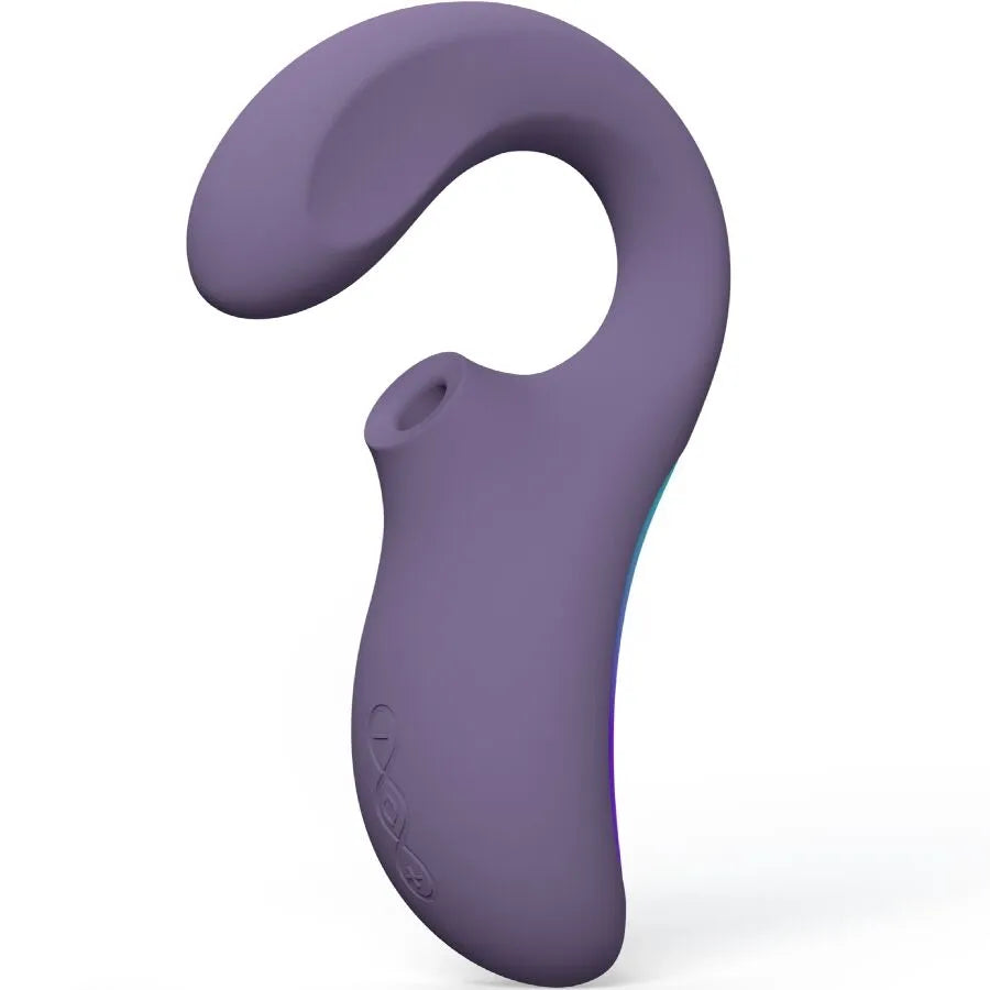 Vibromasseur Lelo Enigma Wave stimulation clitoridienne G-spot triple action silicone doux cyber purple rechargeable couple sextoy
