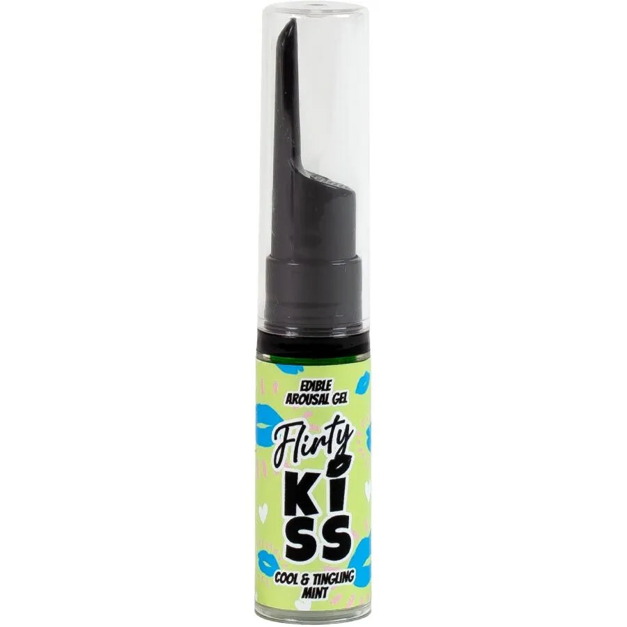 Secretplay Gels coquins Fraise & Menthe effets sexe oral 2 x 8g Flirty Kiss comestible